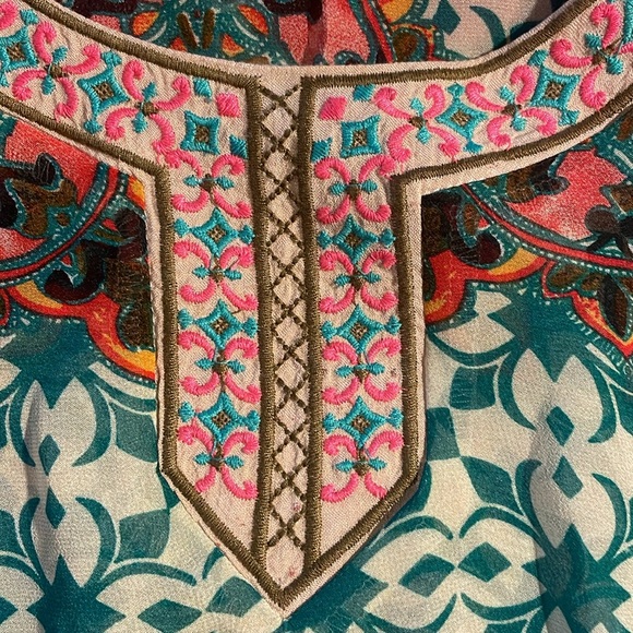 Flying Tomato Sheer Fringe Boho Tunic, NWT Perfect Festival wear - Picture 5 of 11